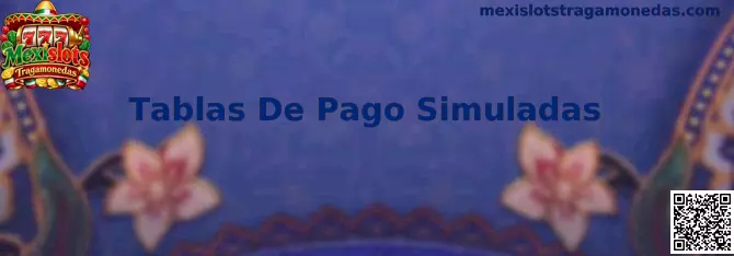 Tablas De Pago Simuladas de Mexislots Tragamonedas