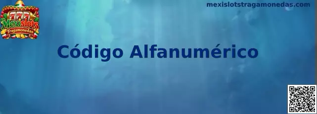 Ilustración de Código Alfanumérico en Mexislots Tragamonedas